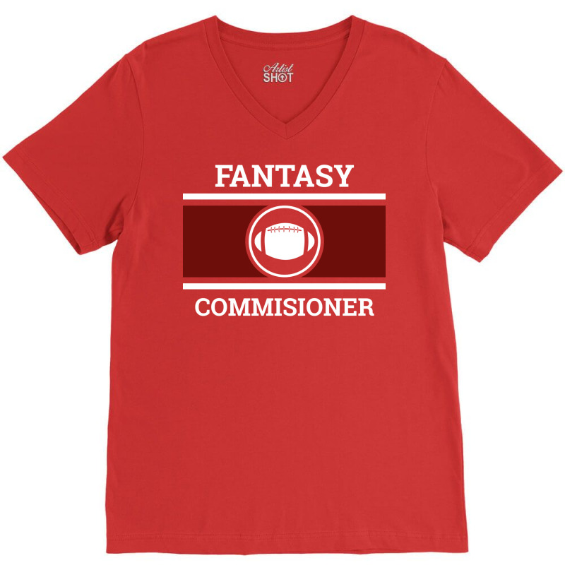 Fantasy Football Commissioner V-neck Tee | Artistshot