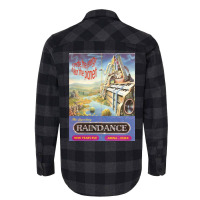 Raindance 90's Rave Flyer Flannel Shirt | Artistshot