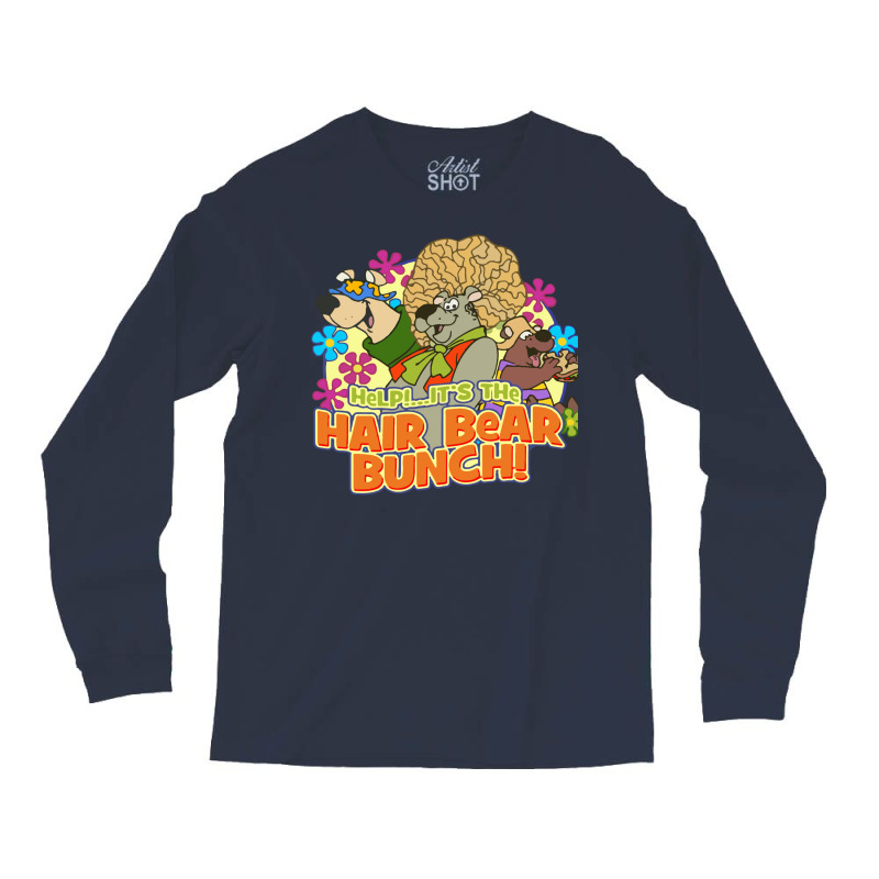 It's The Hair Bear Bunch Long Sleeve Shirts by tcgirging | Artistshot