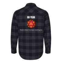 Natural 20 D&d Design Flannel Shirt | Artistshot