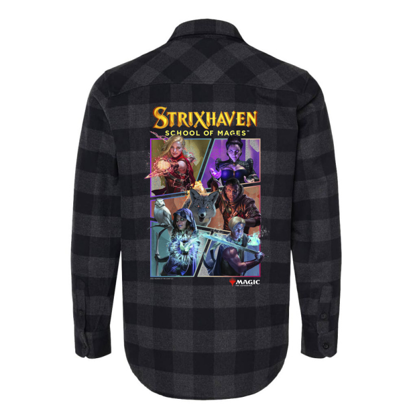 Magic The Gathering Strixhaven Planeswalkers Panel Flannel Shirt | Artistshot