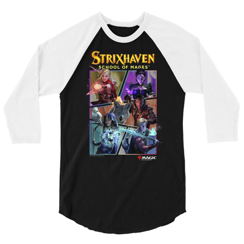 Magic The Gathering Strixhaven Planeswalkers Panel 3/4 Sleeve Shirt | Artistshot