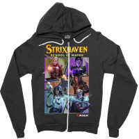 Magic The Gathering Strixhaven Planeswalkers Panel Zipper Hoodie | Artistshot