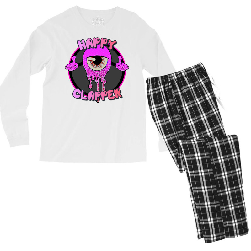 Happy Clapper Men's Long Sleeve Pajama Set | Artistshot