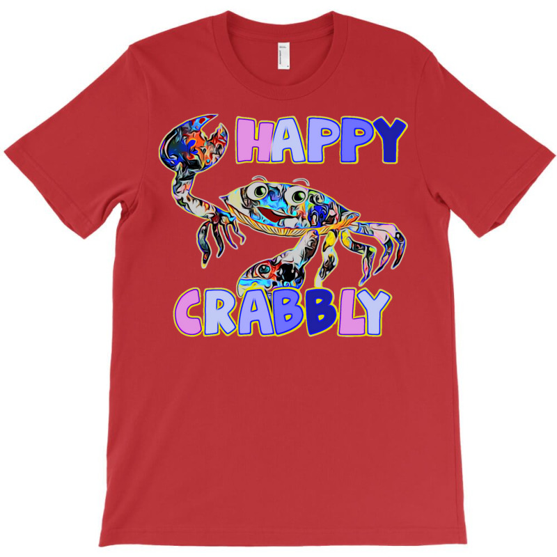 Happy Crabbly T-shirt | Artistshot