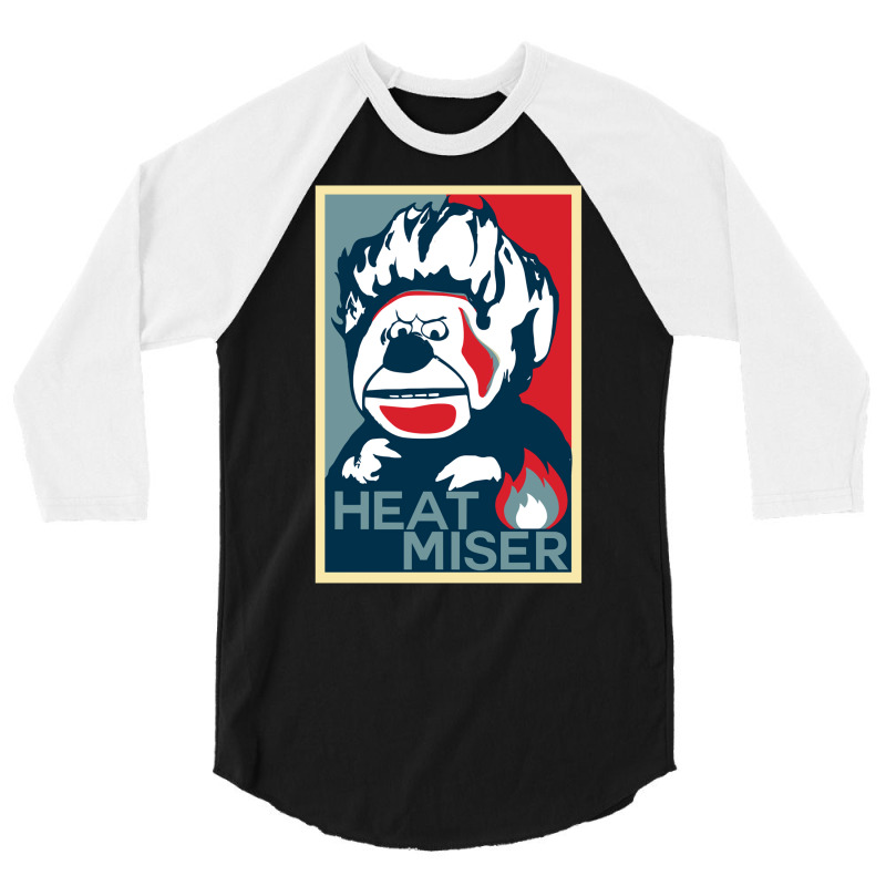 Men Women Heat Miser Campaign Poster Funny Men Fan 3/4 Sleeve Shirt | Artistshot