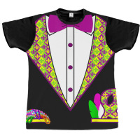 Mardi Gras Tuxedo 2023 Tux Fat Tuesday Party Costu Graphic T-shirt | Artistshot