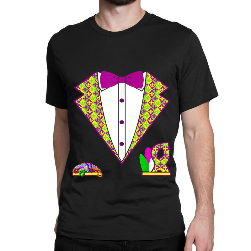 Mardi Gras Tuxedo 2023 Tux Fat Tuesday Party Costu Classic T-shirt | Artistshot