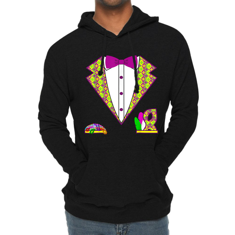 Mardi Gras Tuxedo 2023 Tux Fat Tuesday Party Costu Lightweight Hoodie | Artistshot