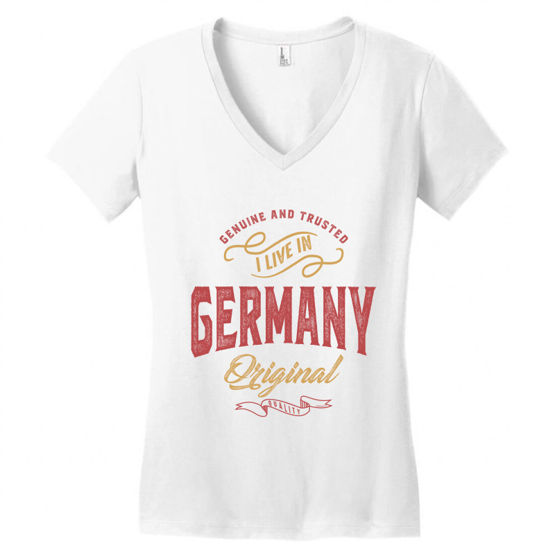 Germany Women's V-Neck T-Shirt by Ale Ceconello | Artistshot