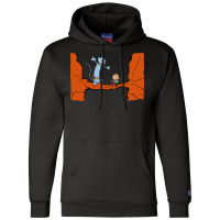 A Freelancer & His Lying Cat Champion Hoodie | Artistshot