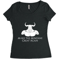 Ancient Minoan Civilization Make The Minoans Great Women's Triblend Scoop T-shirt | Artistshot