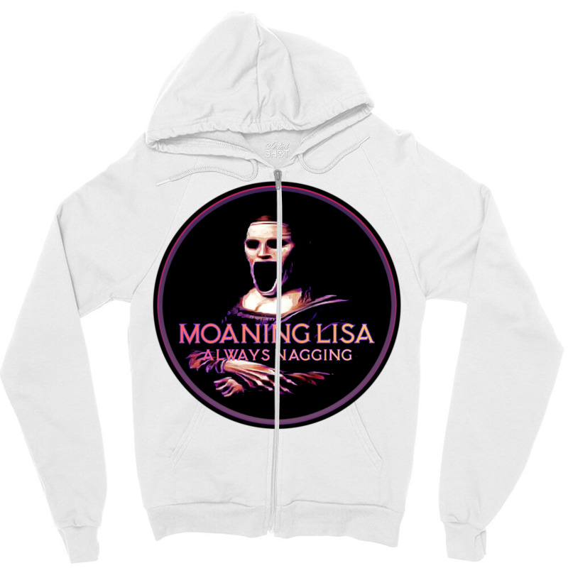 Moaning Lisa Zipper Hoodie | Artistshot