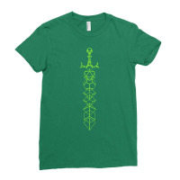 The Polyhedral Dice Collector's Green Sword Ladies Fitted T-shirt | Artistshot