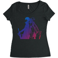 Asuna Kirit Inspired Anime Shirt Women's Triblend Scoop T-shirt | Artistshot