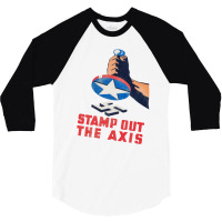 Ww2 War Time Poster 3/4 Sleeve Shirt | Artistshot