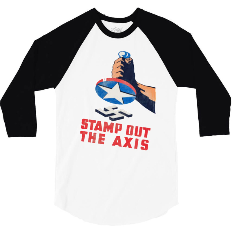 Ww2 War Time Poster 3/4 Sleeve Shirt | Artistshot