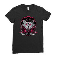 Cyber Cat Ladies Fitted T-shirt | Artistshot