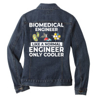 Womens Biomedical Engineering Biomed Engineer Bioe Ladies Denim Jacket | Artistshot