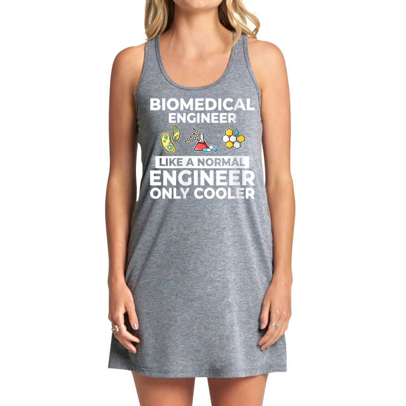 Womens Biomedical Engineering Biomed Engineer Bioe Tank Dress by saterseim | Artistshot