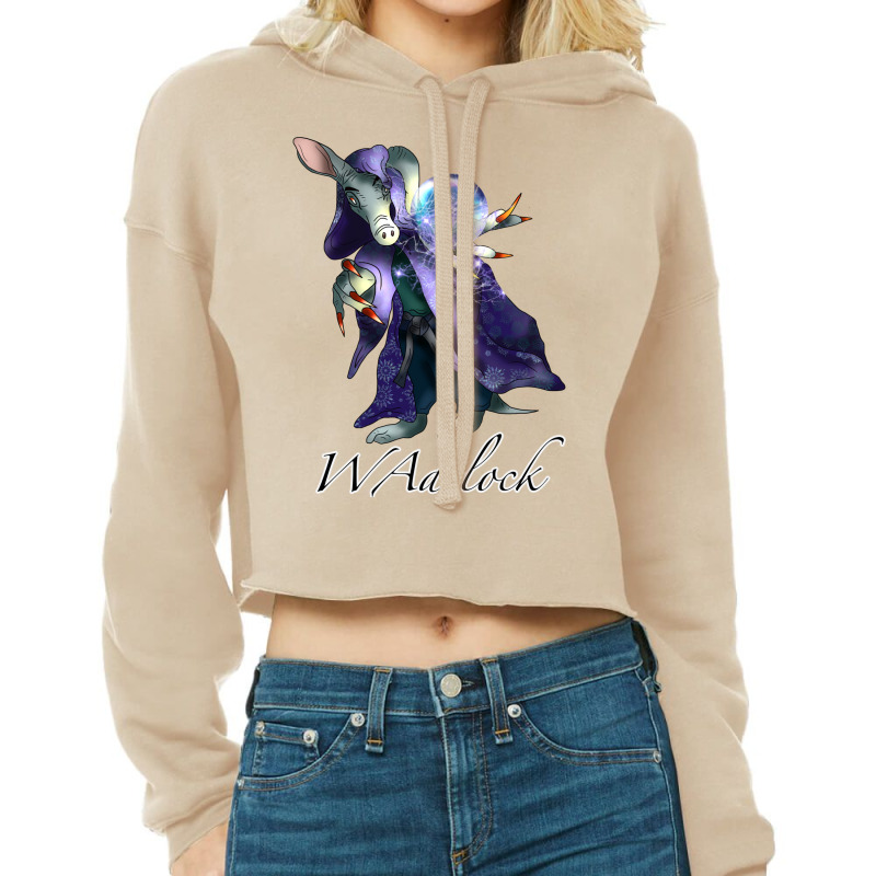 Dnd Warlock Aardvark Cropped Hoodie by tupialinzong | Artistshot