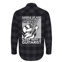 Guitarist Bridge The Gap Sleep With A Guitarist Flannel Shirt | Artistshot