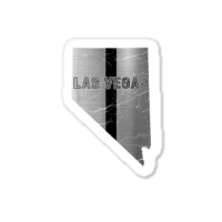 Vintage Las Vegas Shirt Las Vegas Map Women Men Gi Sticker | Artistshot