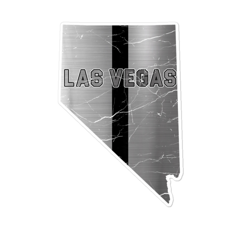 Vintage Las Vegas Shirt Las Vegas Map Women Men Gi Sticker | Artistshot