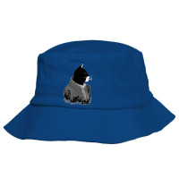 Blacksad Night City Black And White Noire Bucket Hat | Artistshot