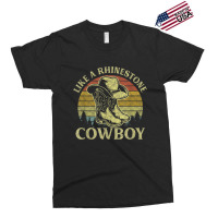 Vintage Like A Rhinestone Cowboy Hat Boots Country Exclusive T-shirt | Artistshot