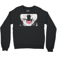 Husky T  Shirtfunny Siberian Husky Lover Face Mask Cute Husky Dog Mout Crewneck Sweatshirt | Artistshot