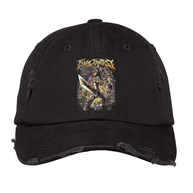 Final Fantasy Fan Art Alt3 Vintage Cap by auwadehmant | Artistshot