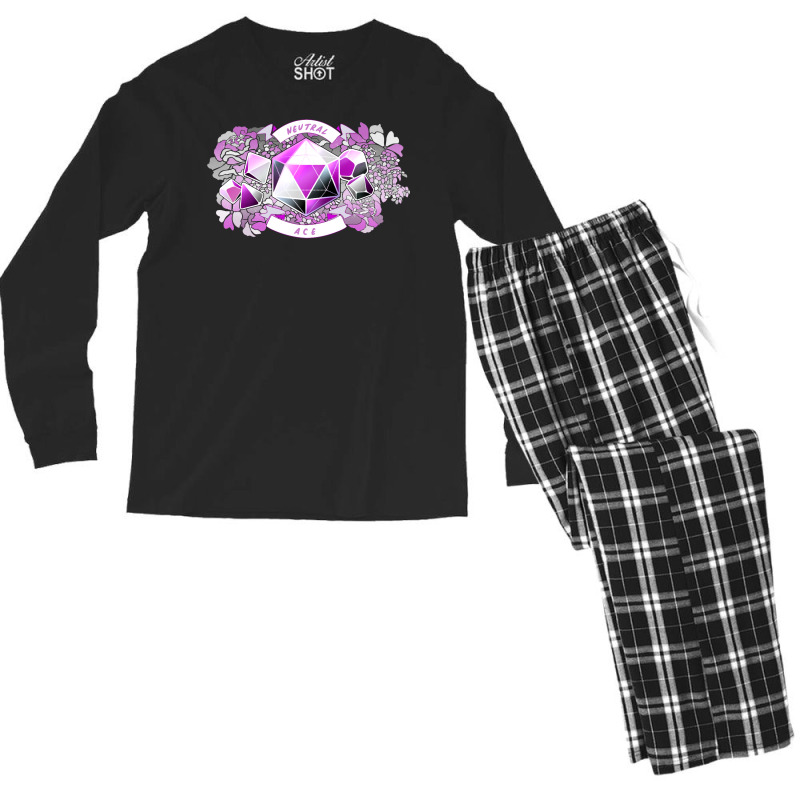 Lgbt Rpg   Neutral Ace Men's Long Sleeve Pajama Set | Artistshot