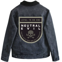 Neutral Evil Unisex Sherpa-lined Denim Jacket | Artistshot