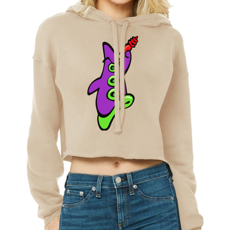 Maniac Mansion   Day Of The Tentacle Fan Art Cropped Hoodie by bauddesiw | Artistshot