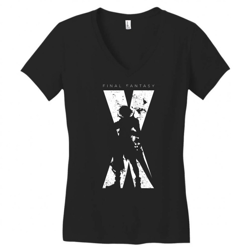 Final Fantasy X   Minimal Women's V-Neck T-Shirt by auwadehmant | Artistshot