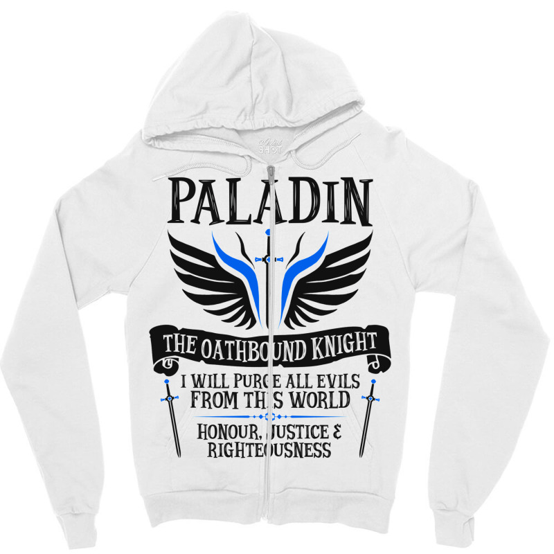 Paladin1 Zipper Hoodie | Artistshot