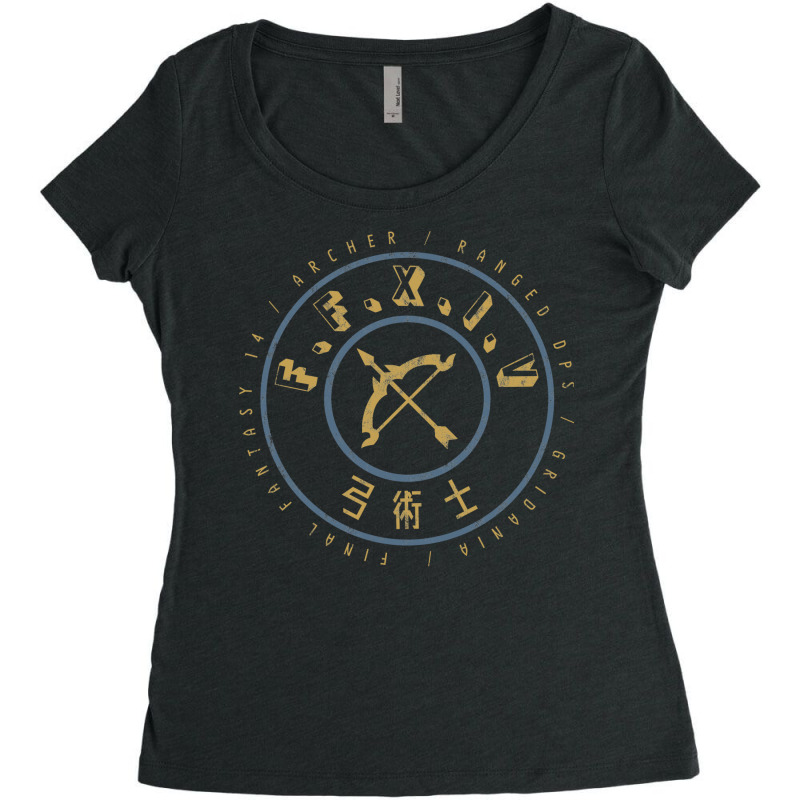 Final Fantasy Xiv Archer Women's Triblend Scoop T-shirt by auwadehmant | Artistshot