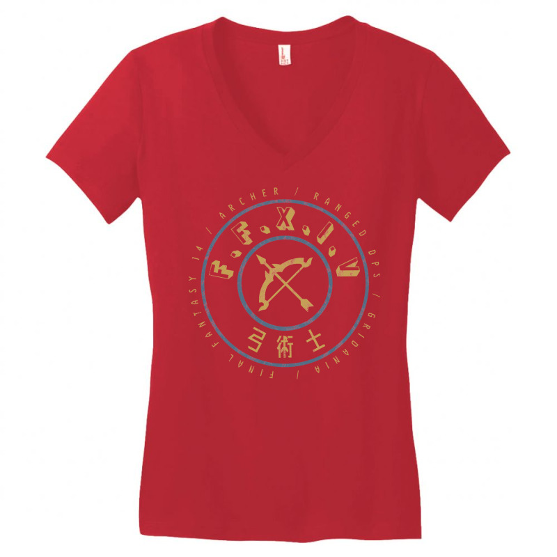 Final Fantasy Xiv Archer Women's V-Neck T-Shirt by auwadehmant | Artistshot