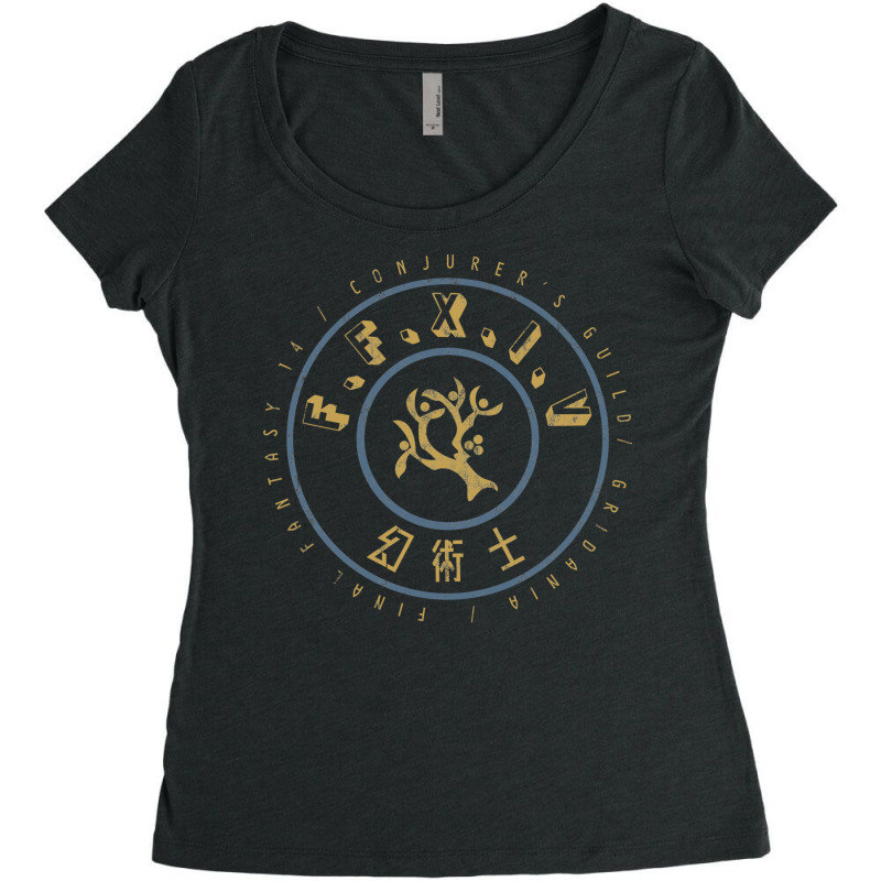 Final Fantasy Xiv Conjurer's Guild Women's Triblend Scoop T-shirt by auwadehmant | Artistshot