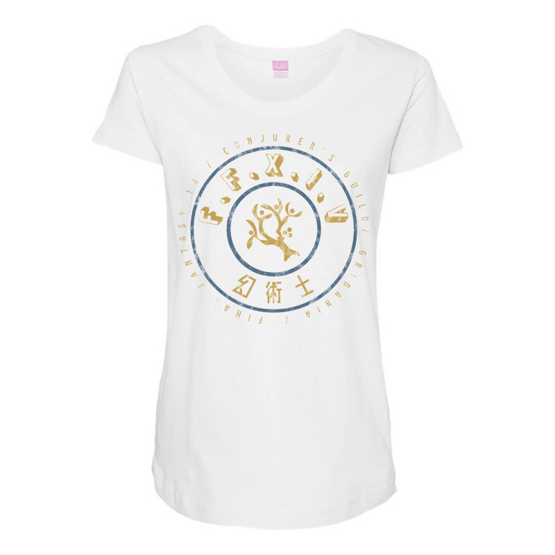 Final Fantasy Xiv Conjurer's Guild Maternity Scoop Neck T-shirt by auwadehmant | Artistshot