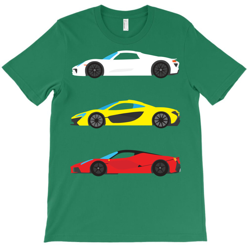 Modern European Dream Cars The Trinity T-shirt | Artistshot