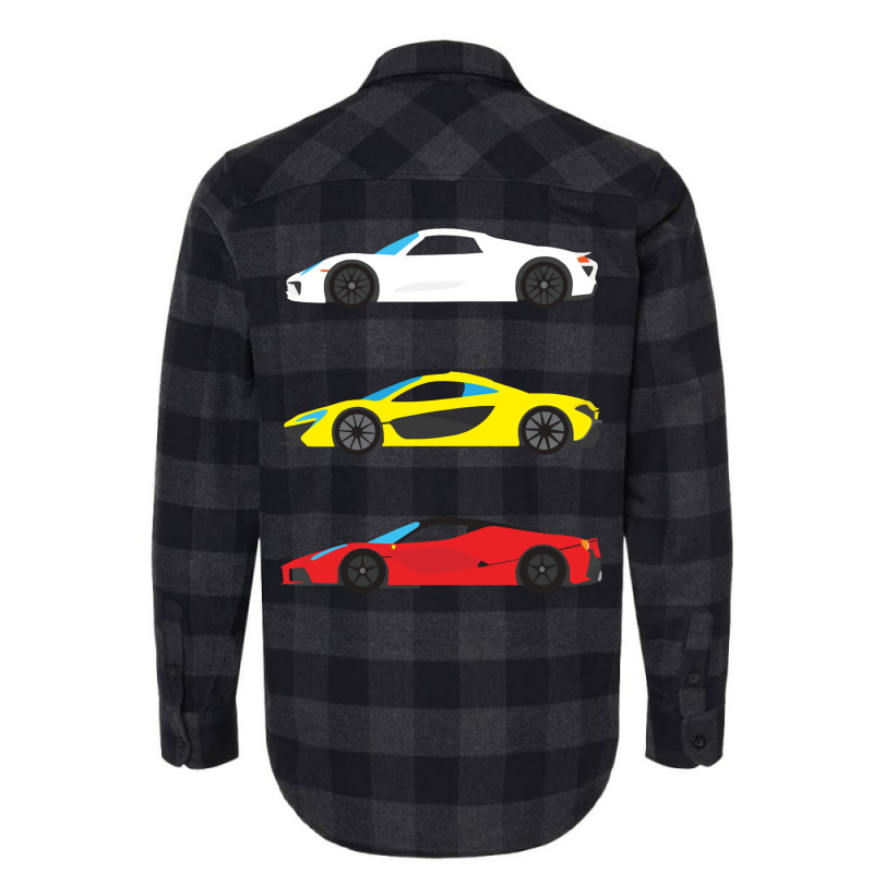 Modern European Dream Cars The Trinity Flannel Shirt | Artistshot