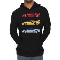 Modern European Dream Cars; Early 90s Heroes Lightweight Hoodie | Artistshot