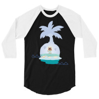 Deserted Island Cult Leaderanimal Crossing New Hor 3/4 Sleeve Shirt | Artistshot