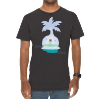 Deserted Island Cult Leaderanimal Crossing New Hor Vintage T-shirt | Artistshot