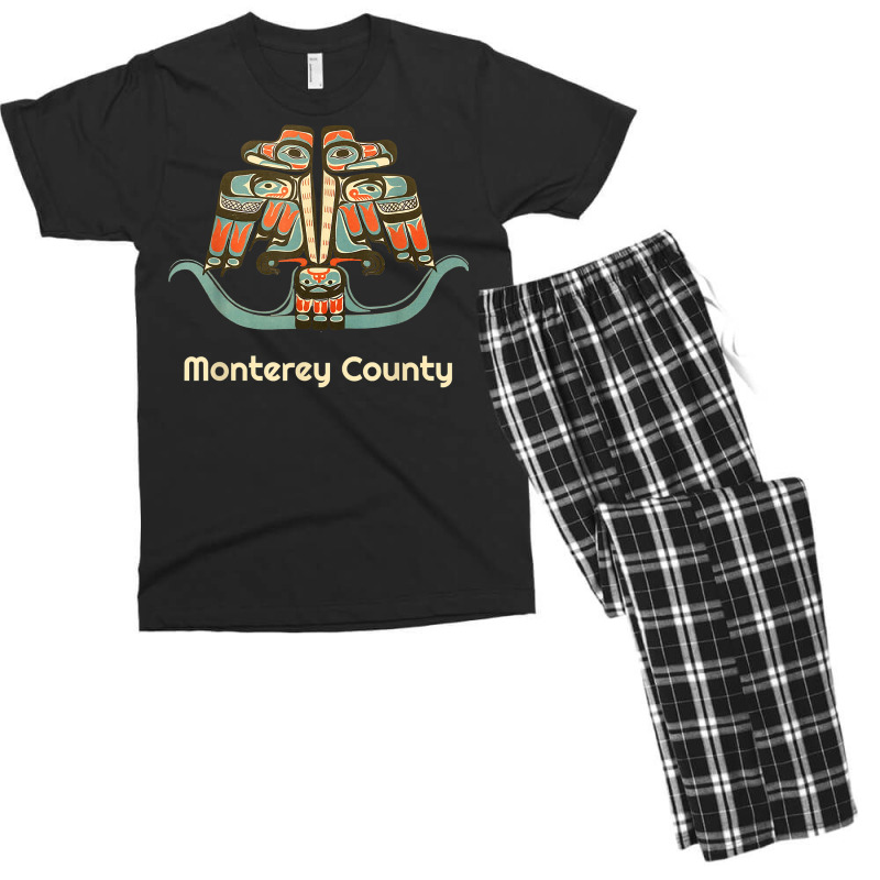 Monterey County California Thunderbird Nw Native American T Shirt Men's T-shirt Pajama Set | Artistshot