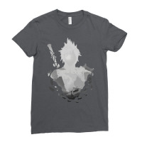 Destiny's Crossroads Grey V. Final Fantasy 7 Ladies Fitted T-shirt | Artistshot