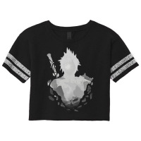 Destiny's Crossroads Grey V. Final Fantasy 7 Scorecard Crop Tee | Artistshot