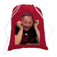 Taliesin Jaffe   Crititcal Role Meme Face Caduceus Drawstring Bags | Artistshot